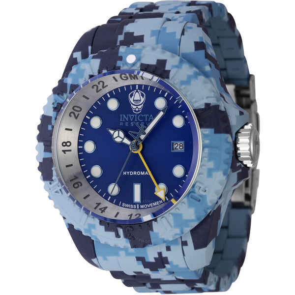Invicta Reserve GMT Date Quartz Blue Dial Men's Watch 45940 - The Watches Men & Co