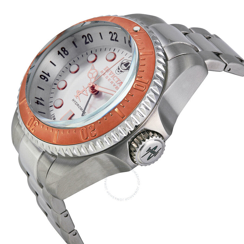 Invicta Reserve Silver Dial Stainless Steel Men's Watch 16964 - The Watches Men & Co #3