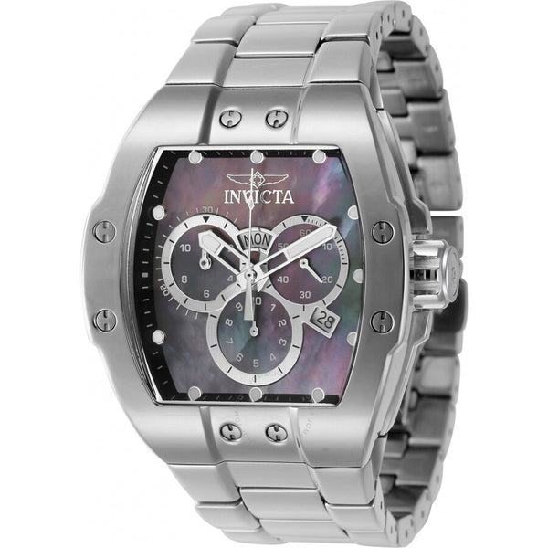 Invicta S1 Rally Chronograph Black  Mother of Pearl Dial Men's Watch 45701 - The Watches Men & Co