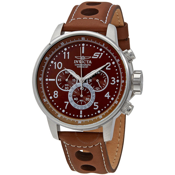 Invicta S1 Rally Chronograph Brown DialMens Watch 25726 - The Watches Men & Co