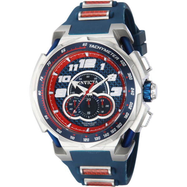 Invicta S1 Rally Chronograph GMT Quartz Blue Dial Men's Watch 43796 - The Watches Men & Co