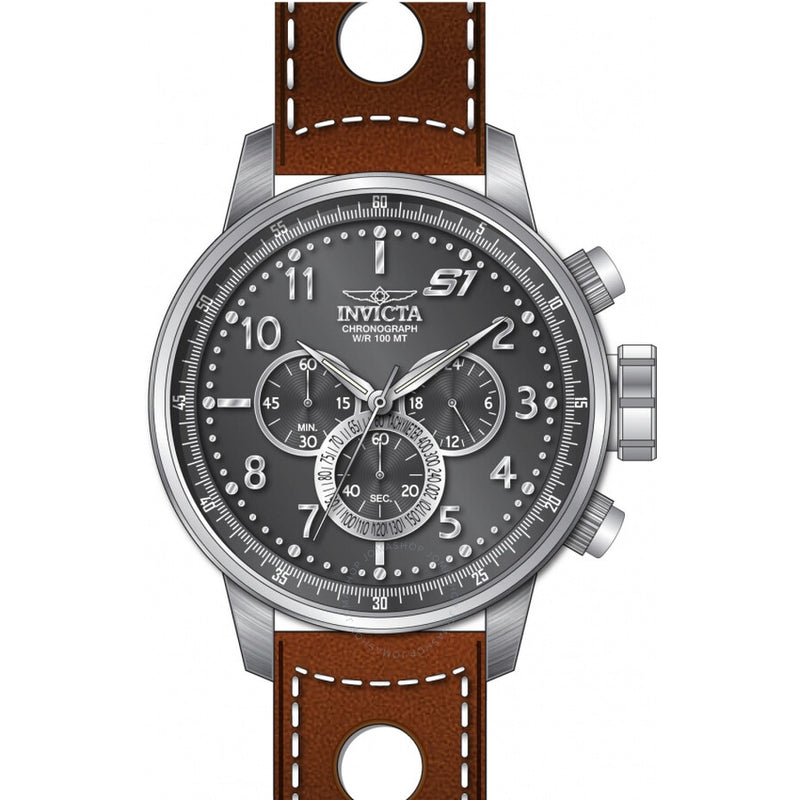 Invicta S1 Rally Chronograph GMT Quartz Gunmetal Dial Men's Watch 90102 - The Watches Men & Co
