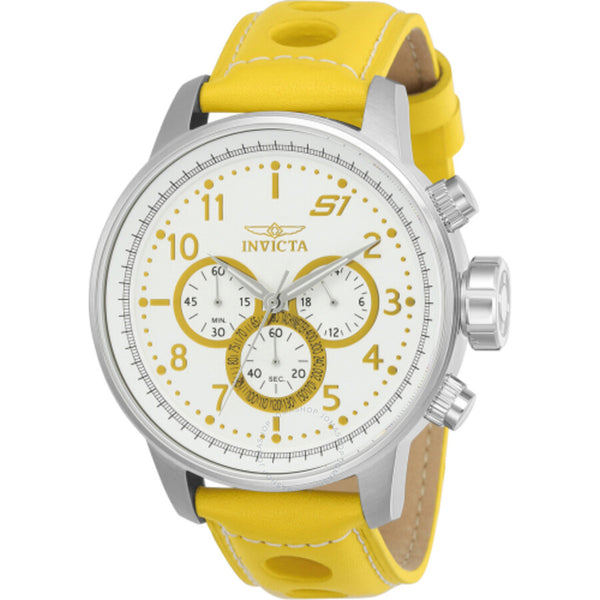 Invicta S1 Rally Chronograph GMT Quartz White Dial Men's Watch 24081 - The Watches Men & Co