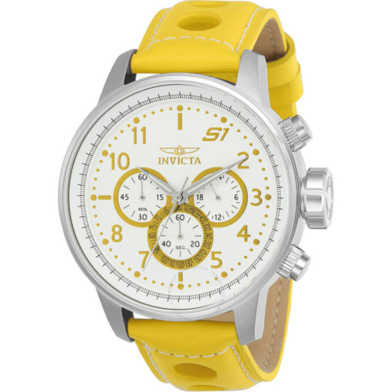 Invicta S1 Rally Chronograph GMT Quartz White Dial Men's Watch 24081 - The Watches Men & Co