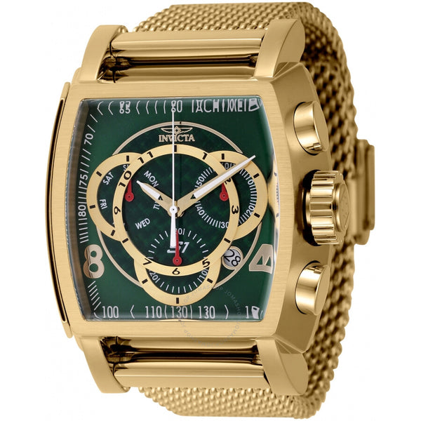 Invicta S1 Rally Chronograph Quartz Green Dial Men's Watch 46015 - The Watches Men & Co
