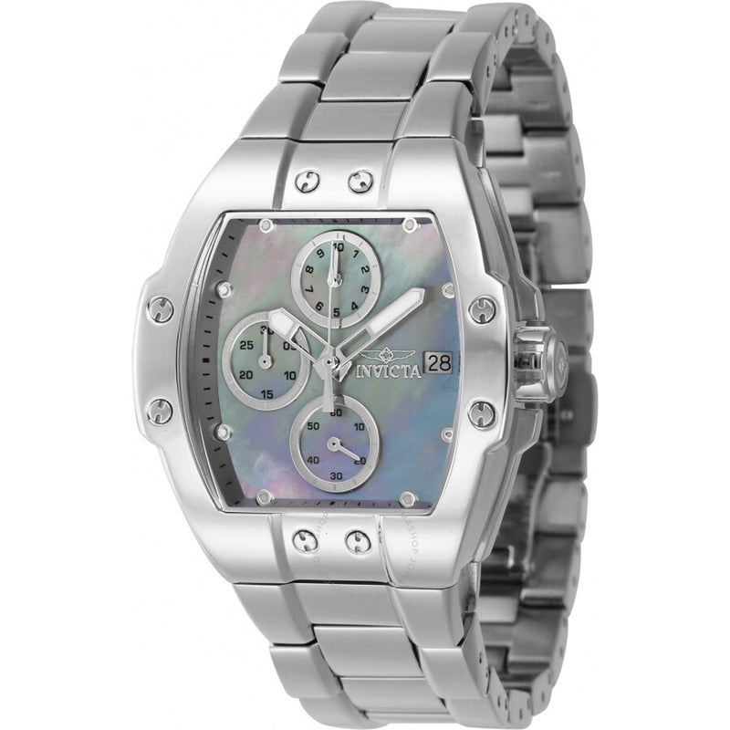 Invicta S1 Rally Chronograph Quartz Platinum Dial Ladies Watch 45769 - The Watches Men & Co