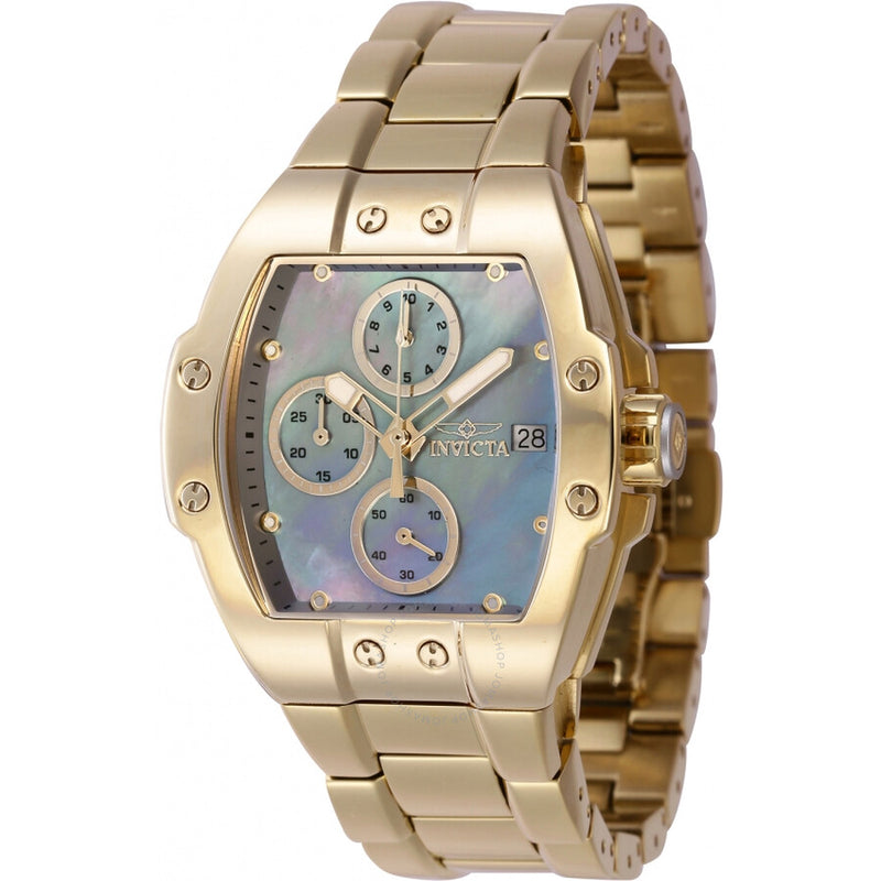 Invicta S1 Rally Chronograph Quartz Platinum Dial Ladies Watch 45770 - The Watches Men & Co