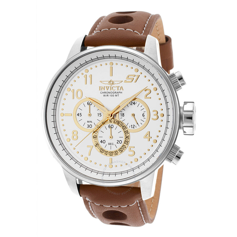 Invicta S1 Rally Chronograph White Dial Men's Watch 16010 - The Watches Men & Co