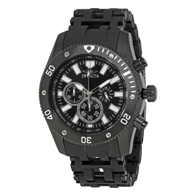 Invicta Sea Spider Chronograph Black Dial Men's Watch 14862 - The Watches Men & Co