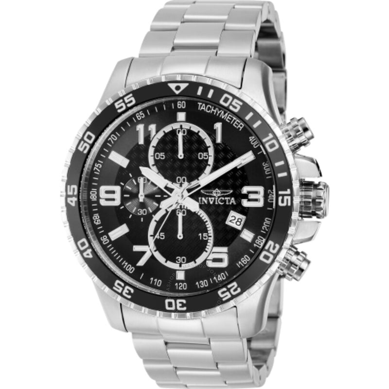 Invicta Specialty Chronograph Quartz Black Dial Men's Watch 37146 - The Watches Men & Co