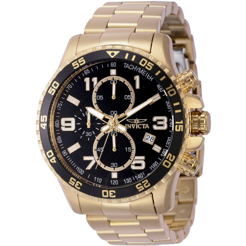 Invicta Specialty Chronograph Quartz Black Dial Men's Watch 44525 - The Watches Men & Co