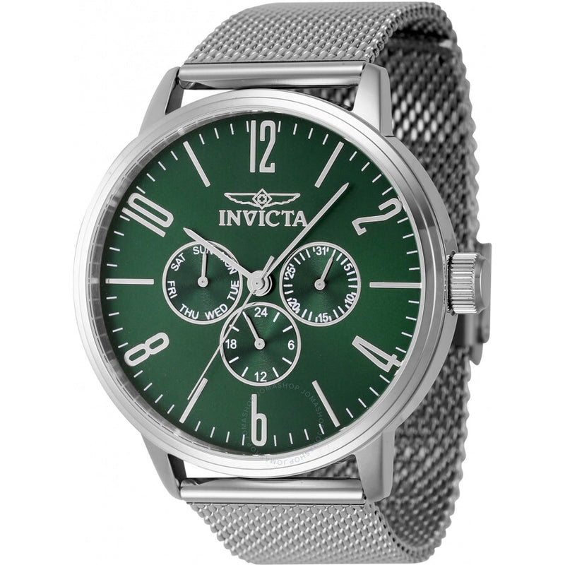 Invicta Specialty GMT Quartz Green Dial Men's Watch 47120 - The Watches Men & Co