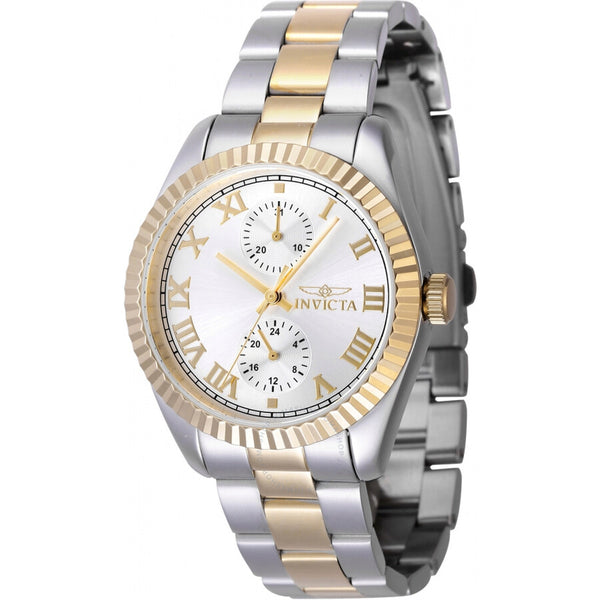 Invicta Specialty GMT Quartz Silver Dial Ladies Watch 47440 - The Watches Men & Co