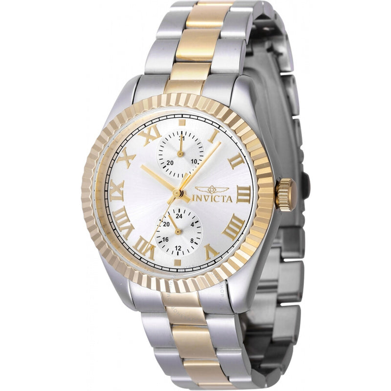 Invicta Specialty GMT Quartz Silver Dial Ladies Watch 47440 - The Watches Men & Co