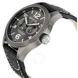 Invicta Specialty Military Grey Dial Black Leather Men's Watch 10492 - The Watches Men & Co #2