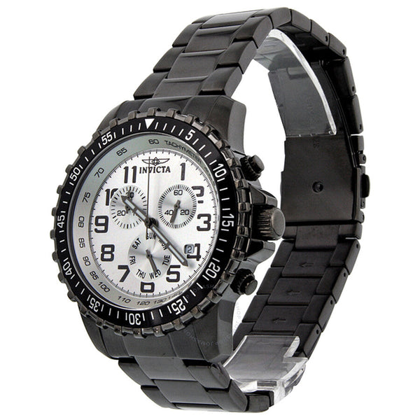 Invicta Specialty Pilot Chronograph Silver Dial Men's Watch 11370 - The Watches Men & Co #2