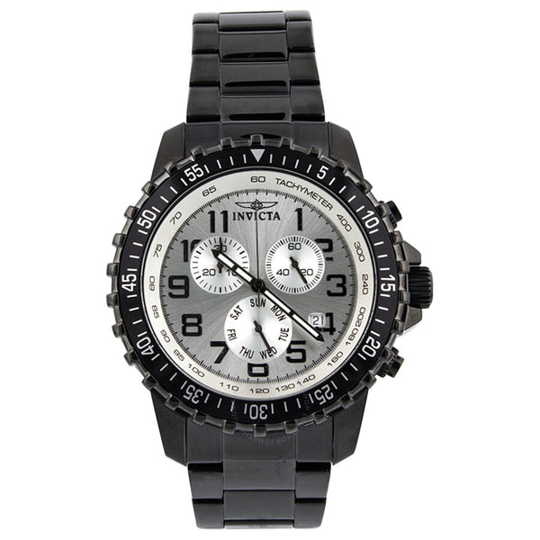 Invicta Specialty Pilot Chronograph Silver Dial Men's Watch 11370 - The Watches Men & Co