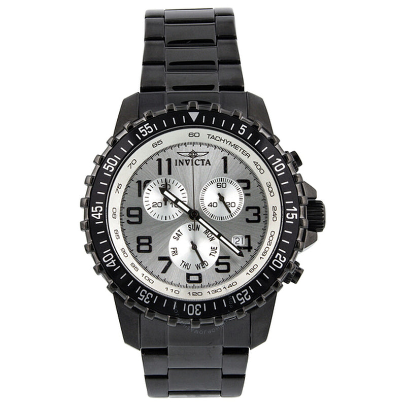 Invicta Specialty Pilot Chronograph Silver Dial Men's Watch 11370 - The Watches Men & Co