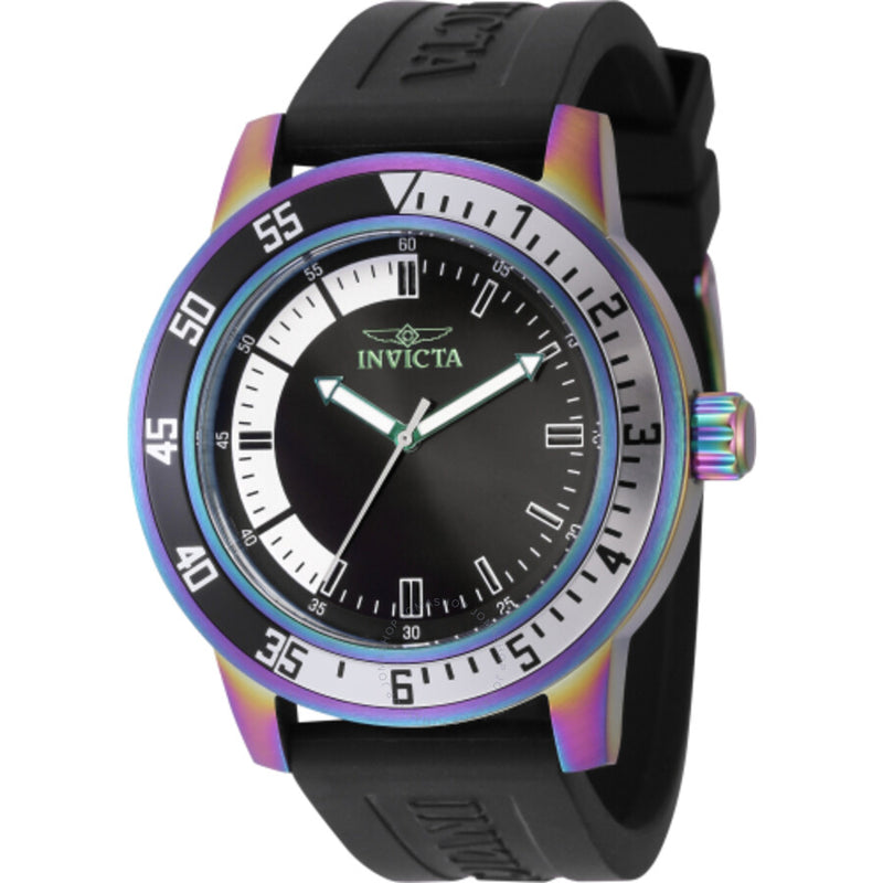 Invicta Specialty Quartz Black Dial Men's Watch 37011 - The Watches Men & Co