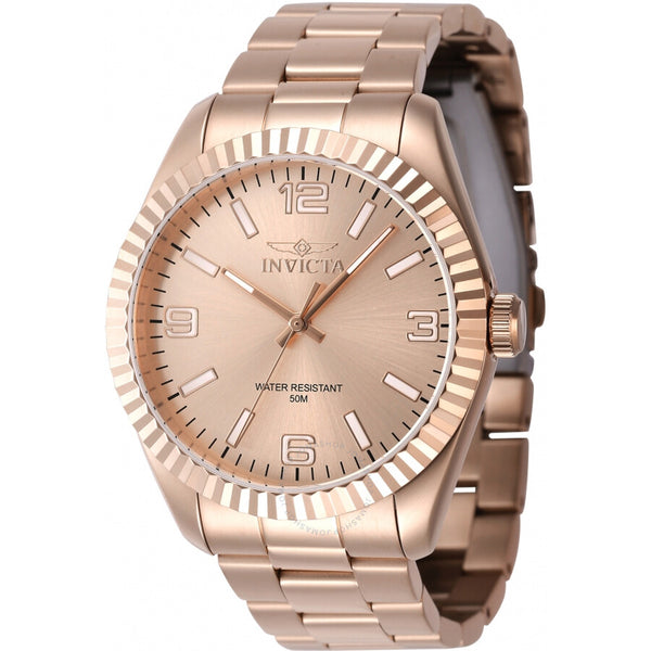 Invicta Specialty Quartz Rose Gold Dial Men's Watch 47462 - The Watches Men & Co