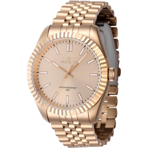 Invicta Specialty Quartz Rose Gold Dial Men's Watch 47493 - The Watches Men & Co