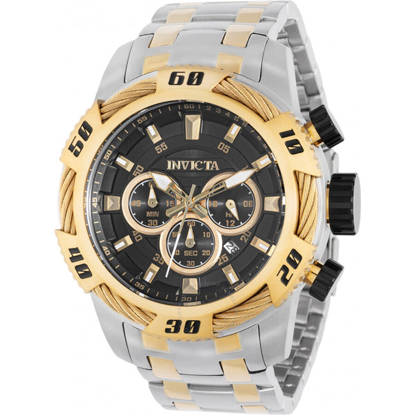 Invicta Speedway Chronograph GMT Quartz Black Dial Men's Watch 47116 - The Watches Men & Co