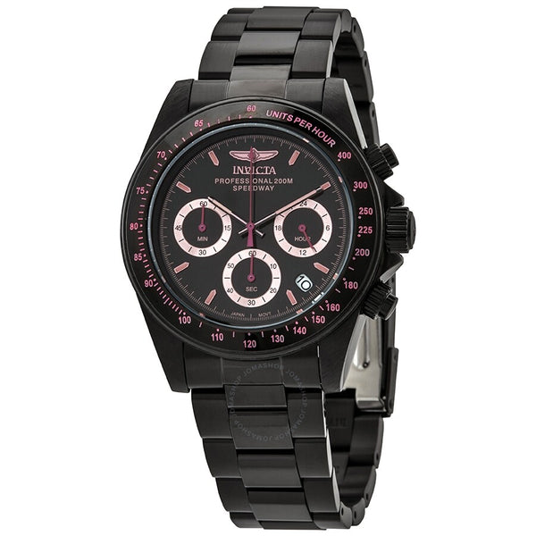 Invicta Speedway Chronograph Quartz Black Dial Men's Watch 27773 - The Watches Men & Co