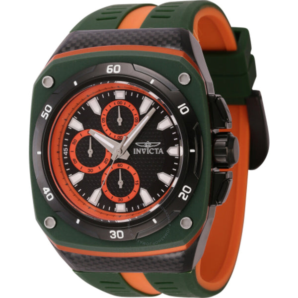 Invicta Speedway Chronograph Quartz Black Dial Men's Watch 46107 - The Watches Men & Co
