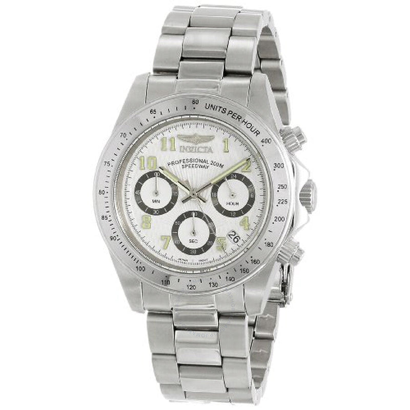 Invicta Speedway Chronograph White Dial Men's Watch 17023 - The Watches Men & Co