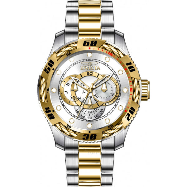 Invicta Speedway GMT Quartz Silver Dial Men's Watch 45751 - The Watches Men & Co