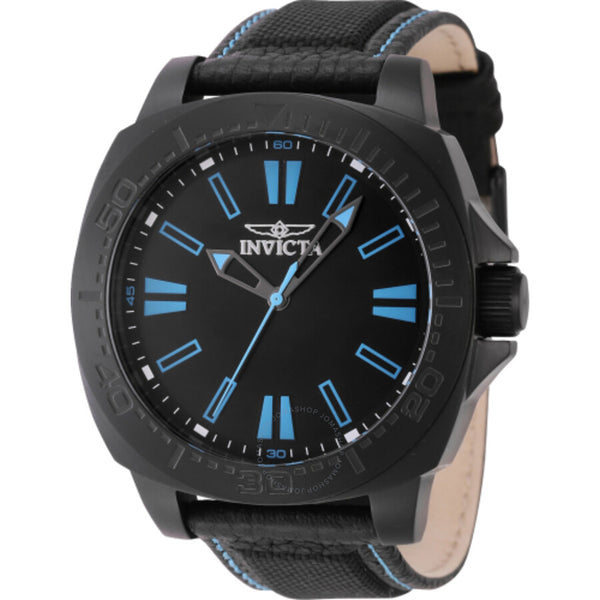 Invicta Speedway Quartz Black Dial Men's Watch 46307 - The Watches Men & Co