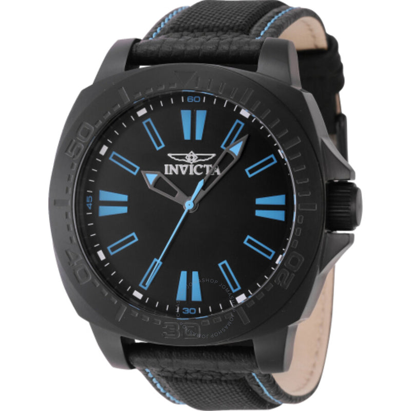 Invicta Speedway Quartz Black Dial Men's Watch 46307 - The Watches Men & Co