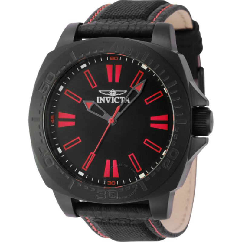 Invicta Speedway Quartz Black Dial Men's Watch 46309 - The Watches Men & Co