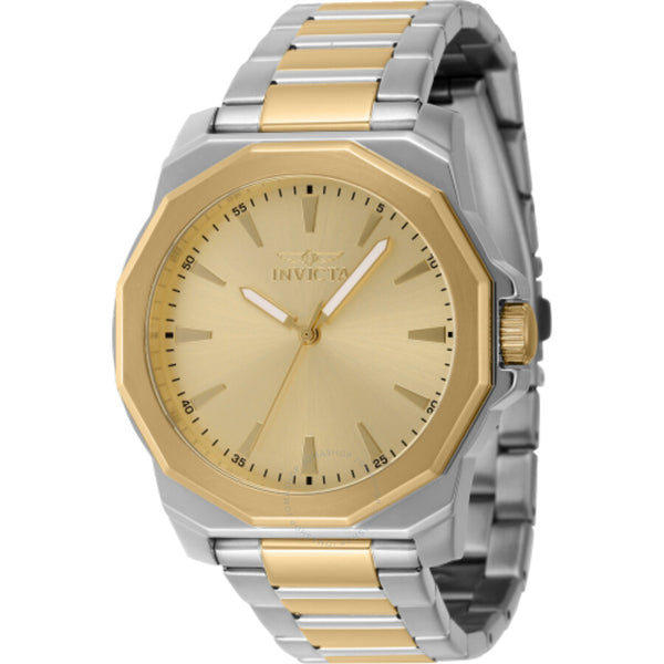 Invicta Speedway Quartz Gold Dial Men's Watch 46835 - The Watches Men & Co