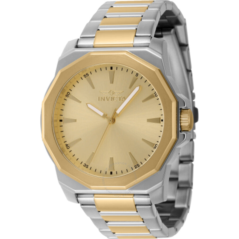 Invicta Speedway Quartz Gold Dial Men's Watch 46835 - The Watches Men & Co