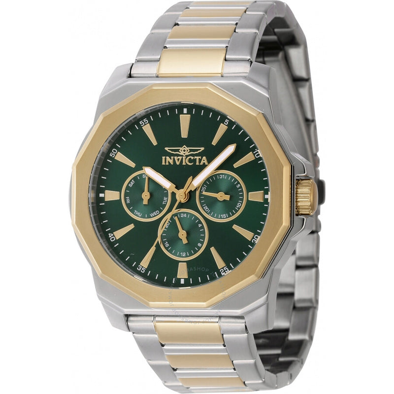Invicta Speedway Quartz Green Dial Men's Watch 46847 - The Watches Men & Co