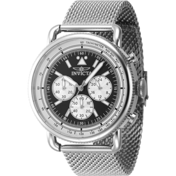 Invicta Speedway Zager Exclusive Chronograph Quartz Black Dial Men's Watch 47358 - The Watches Men & Co