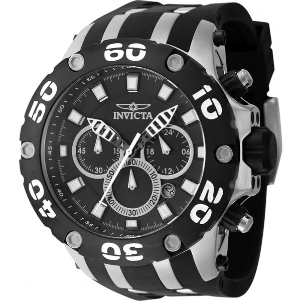 Invicta Subaqua Chronograph GMT Quartz Black Dial Men's Watch 46511 - The Watches Men & Co