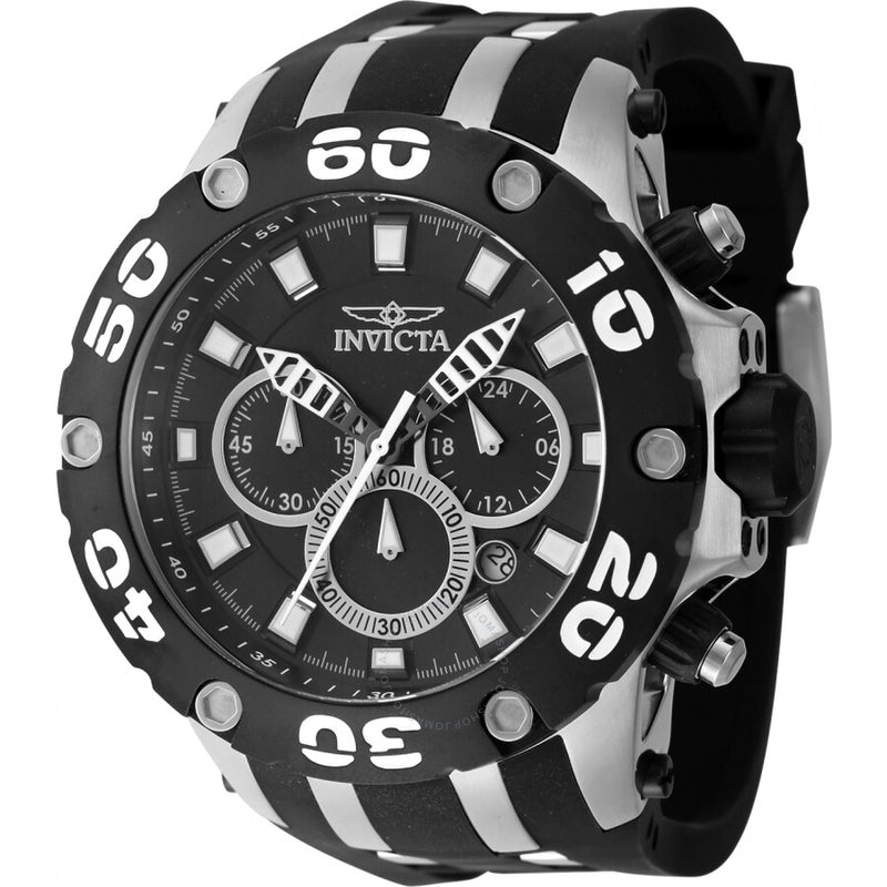 Invicta Subaqua Chronograph GMT Quartz Black Dial Men's Watch 46511 - The Watches Men & Co