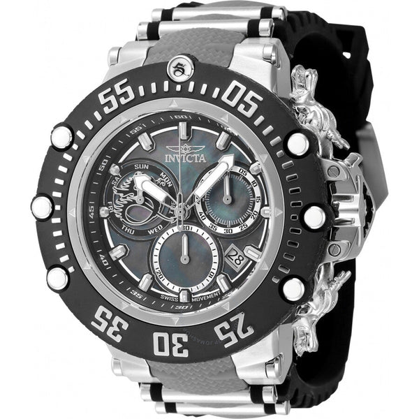 Invicta Subaqua Chronograph Quartz Silver Platinum Dial Men's Watch 47612 - The Watches Men & Co