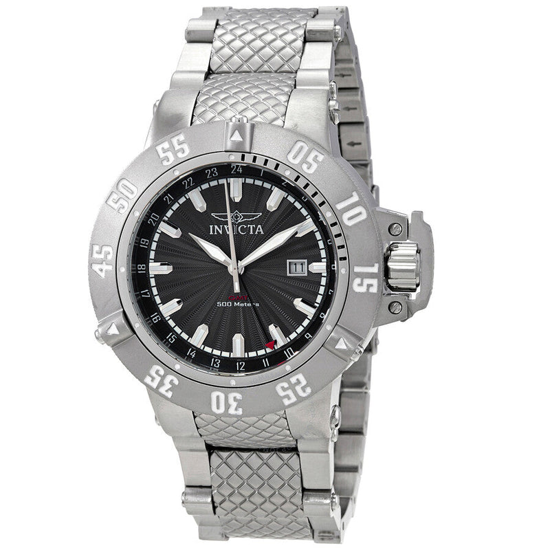 Invicta Subaqua GMT Gunmetal Dial Men's Watch 21727 - The Watches Men & Co
