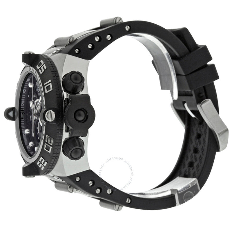 Invicta Subaqua Noma IV Black Dial Chronograph Stainless Steel Men's Watch 6564 - The Watches Men & Co #4