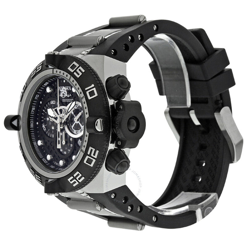 Invicta Subaqua Noma IV Black Dial Chronograph Stainless Steel Men's Watch 6564 - The Watches Men & Co #3