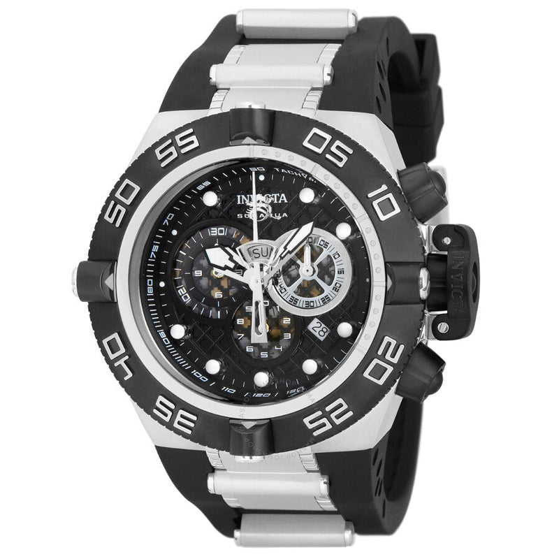 Invicta Subaqua Noma IV Black Dial Chronograph Stainless Steel Men's Watch 6564 - The Watches Men & Co