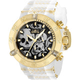 Invicta Subaqua Zager Exclusive Chronograph Quartz Black Dial Skull Men's Watch 37328 - The Watches Men & Co