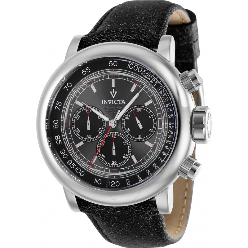 Invicta Vintage GMT Chronograph Black Dial Men's Watch 39032 - The Watches Men & Co