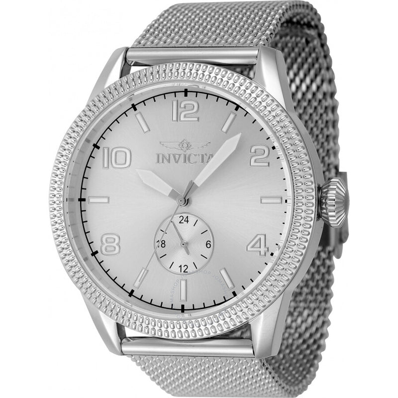 Invicta Vintage Quartz Silver Dial Men's Watch 47133 - The Watches Men & Co