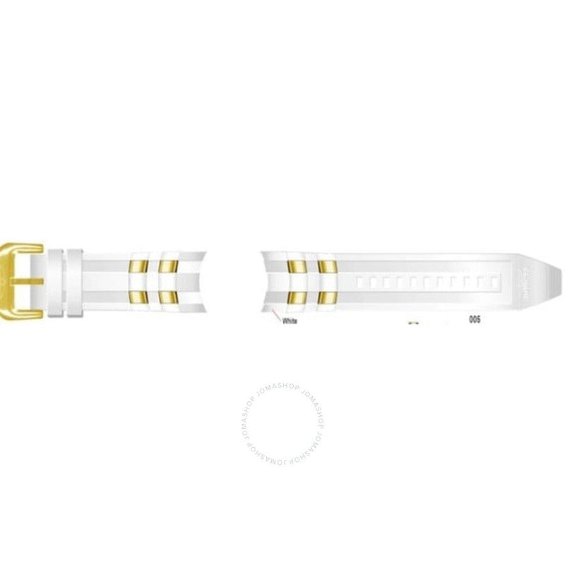 Invicta Watch 26mm White Polyurethane Strap (for Pro Diver 20288) C00190PUWHTGT - The Watches Men & Co