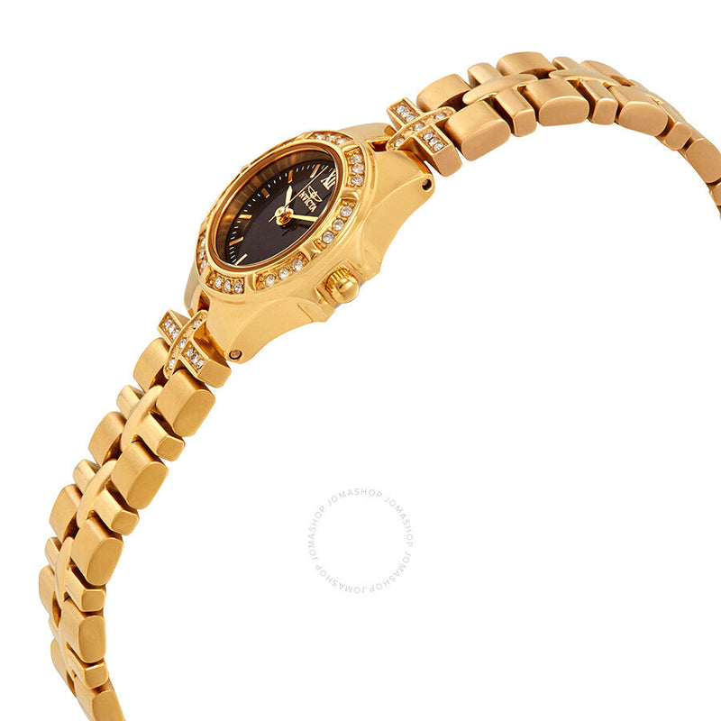 Invicta Wildflower Crystal Black Dial Ladies Watch 17065 - The Watches Men & Co #2