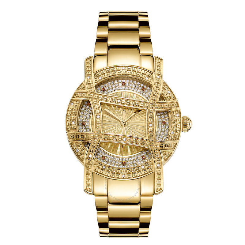 JBW 10 YR Anniversary Women's Olympia 0.20 ctw Diamond 18K Gold-plated  Watch JB-6214-10B - The Watches Men & Co